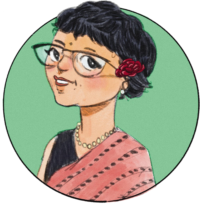 Illustrated portrait of Swati Sengupta